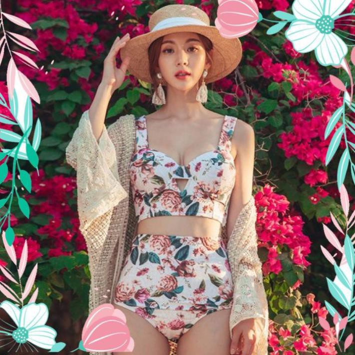 Đồ Tắm Biển Nữ Đẹp 2 Mảnh Họa Tiết Bikini Đi Biển Thời Trang Gợi Cảm 😍