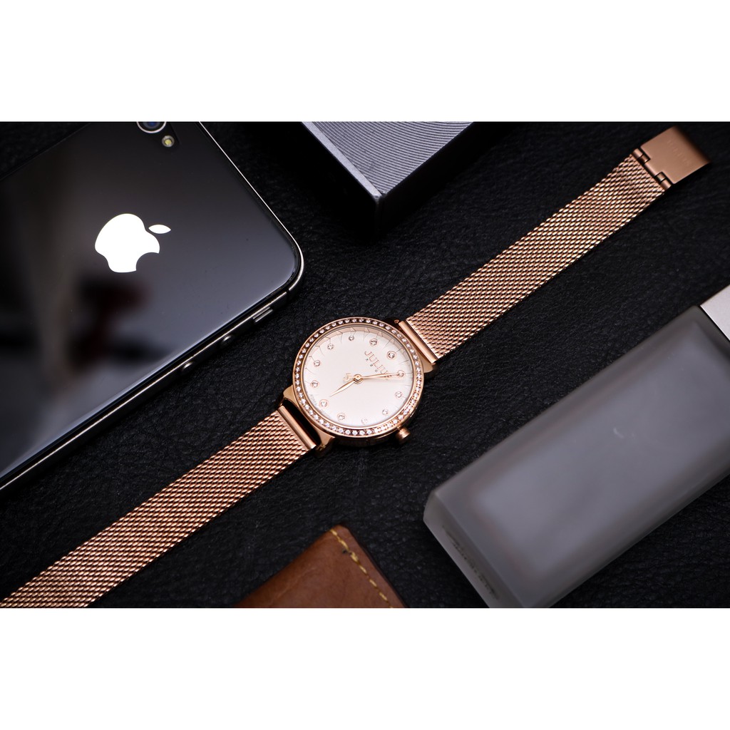 Đồng hồ nữ Julius Hàn Quốc JA-965 Limited dây thép vàng đồng | BigBuy360 - bigbuy360.vn
