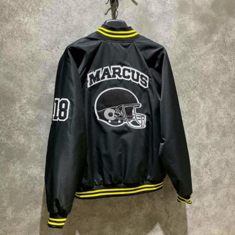 Áo khoác Bomber dù MC MARCUS form rộng 2 lớp nam nữ Unisex đẳng cấp việt