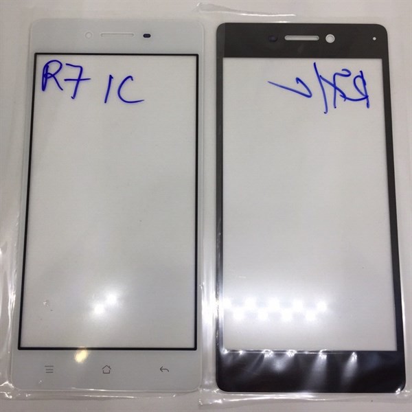 Kính Oppo R7 TRẮNG - Đen