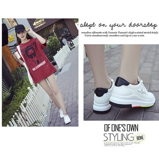Giày nữ thể thao sneaker giày trắng 2591