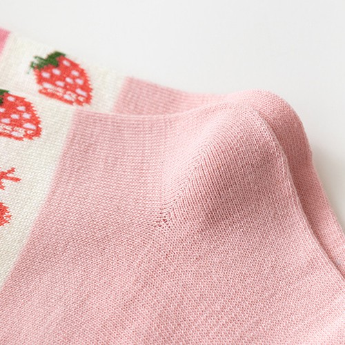 Vớ họa tiết trái cây cổ lửng phong cách Hàn Quốc dễ thương