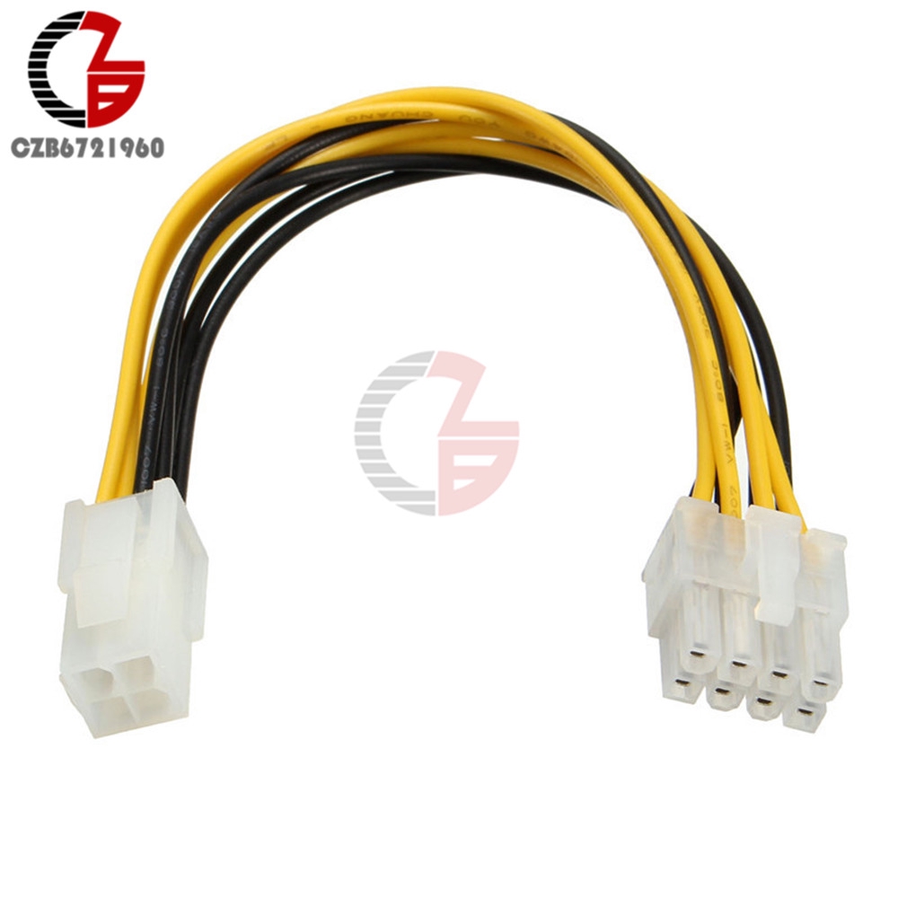 20cm 4 Pin Female to Male 8 Pin ATX EPS 12v Connector Adapter PCIe Joint Cable | BigBuy360 - bigbuy360.vn