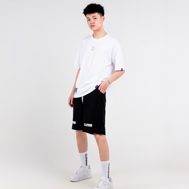 Quần đùi short trơn local brand Clownz Signature nhiều màu nỉ da cá nam nữ thể thao