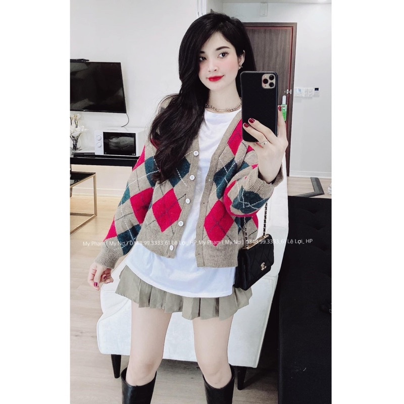 ÁO KHOÁC CADIGAN LEN TRÁM HOTTREND MS20100 -jhu | BigBuy360 - bigbuy360.vn