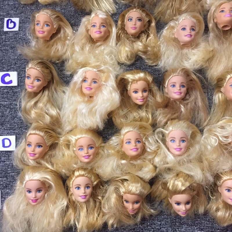 B7A-Head đầu búp bê barbie XINH