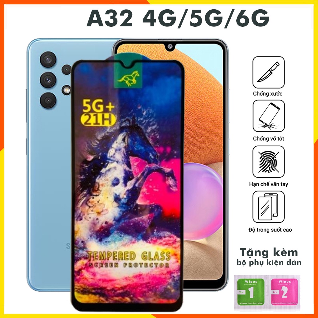 Cường lực samsung a22 4g 5g a33 m22 4g m32 4g a30 a50 a20 a31 m31 a20s a12 m12 a02 a02s a32 full màn tổng hợp Kính [OG]