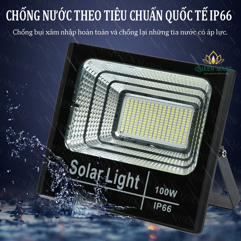 ĐÈN LED NĂNG LƯỢNG MẶT TRỜI - ĐÈN NGOÀI TRỜI ĐƯỜNG KHÔNG DÙNG ĐIỆN - SOLAR LIGHT 25W 40W 60W 100W 200W - Q006A