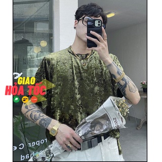 Áo nhung nam sang trọng bắt mắt - Xanh Rêu