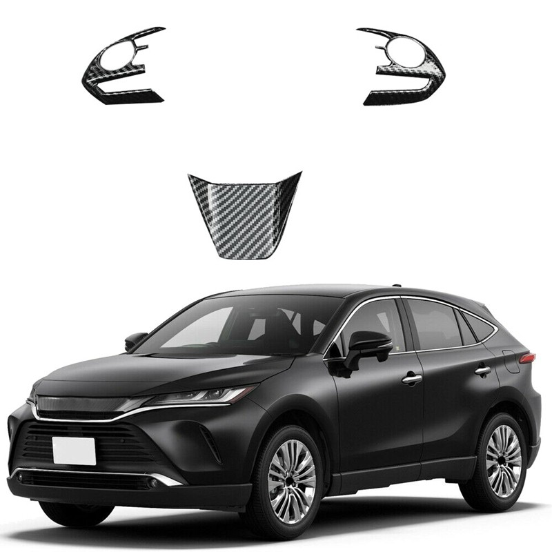 Khung Viền Trang Trí Vô Lăng Xe Hơi Toyota Harrier Venza Xu80 2020 2021