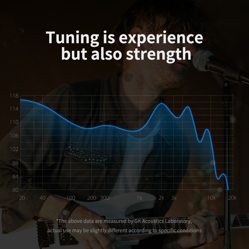 Tai nghe FAAEAL GK GST 1BA + 1DD chống ồn có dây tháo rời được kiểu dáng thể thao