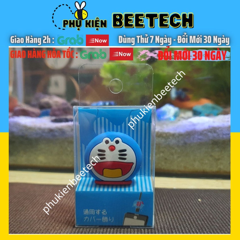 Kẹp bảo vệ đầu cáp sạc hình Doremon, thú chống gãy đầu cáp - Beetech vn