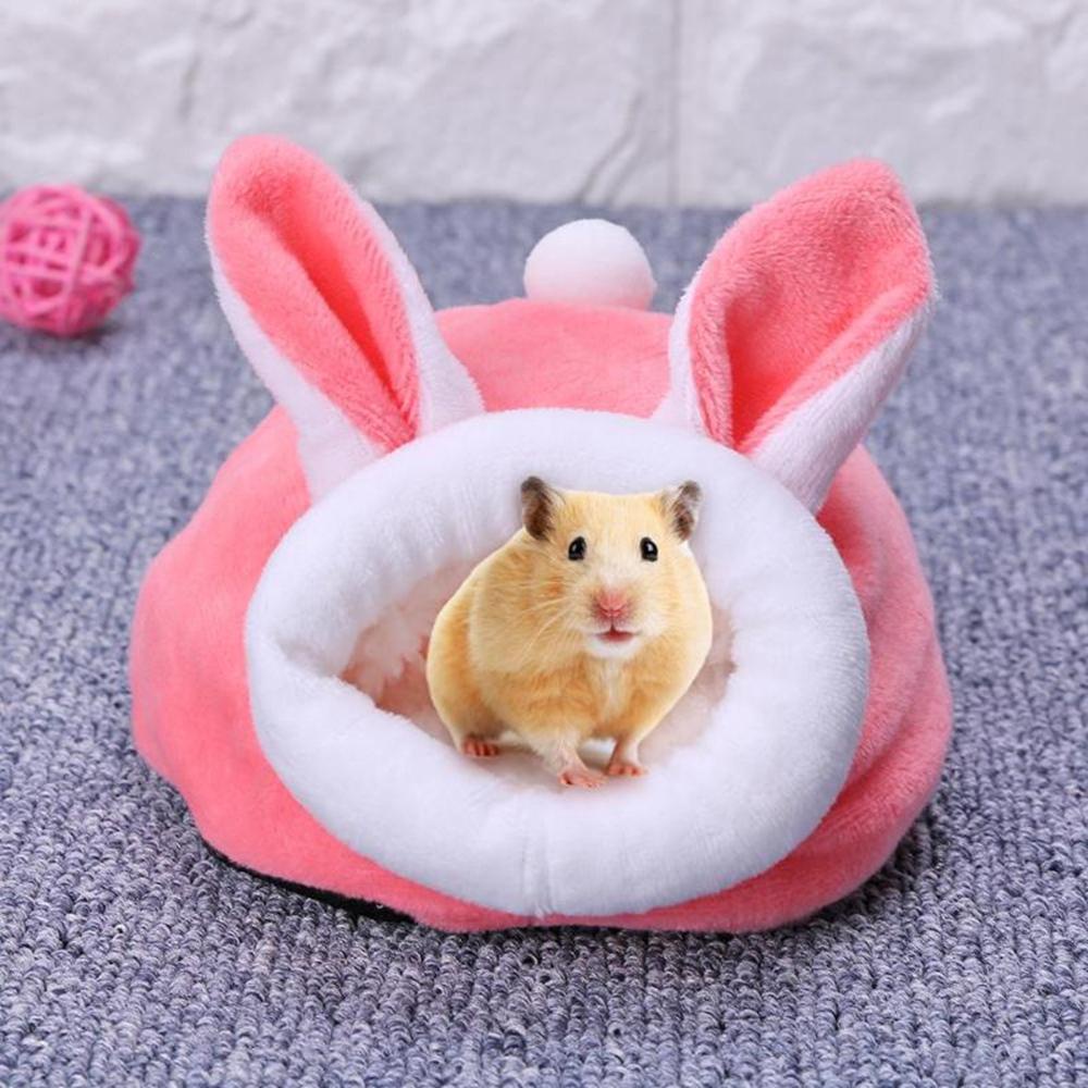 YIYU Đệm Lót Chuồng Hamster Vải Cotton Cỡ Nhỏ Giữ Ấm Mùa Đông