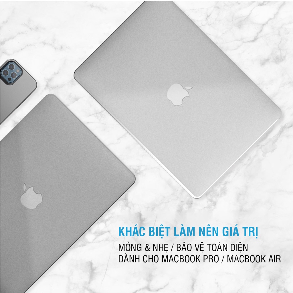 Ốp Lưng Macbook ROCKROSE Snap On - Dành Cho Macbook Pro 14”/16” 2021 - Chất Liệu Nhựa PC Trong Suốt Bảo Vệ Toàn Diện