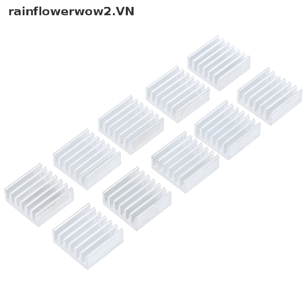 Bộ 10 chip Tản Nhiệt Bằng Nhôm 14 * 14 * 6mm