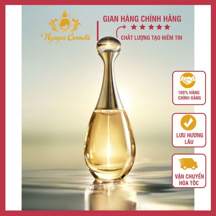 {Lưu Hương Lâu} Nước Hoa Nữ lưu hương 12h Chính Hãng Dior Jadore EDP 100ml