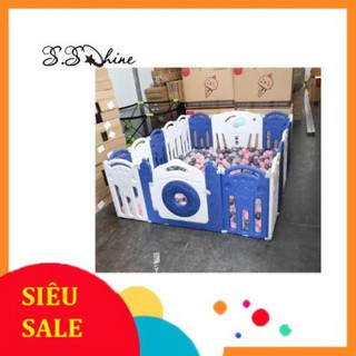 quây cũi gấp gọn cho bé tặng thảm, 100 bóng nhựa nguyên sinh