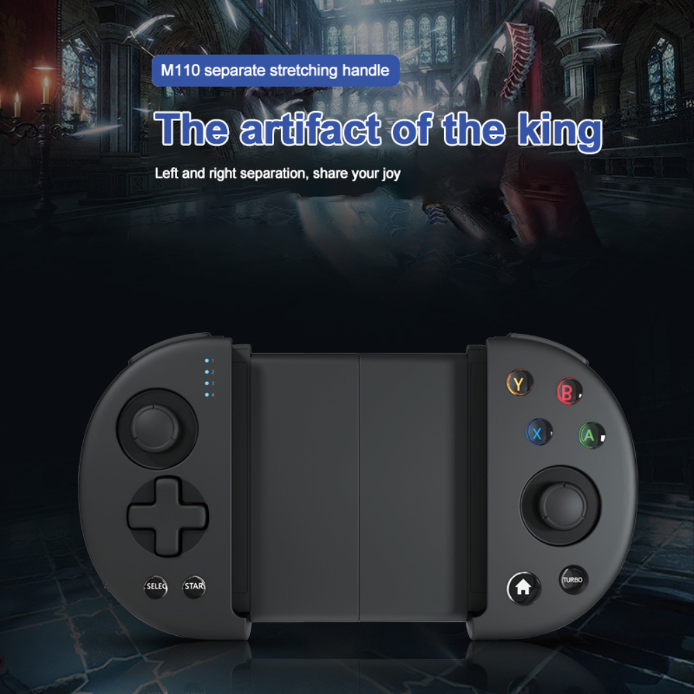 M110 mobile phone Bluetooth gamepad to eat chicken stretch game wireless gamepad Android/Apple play straight connected