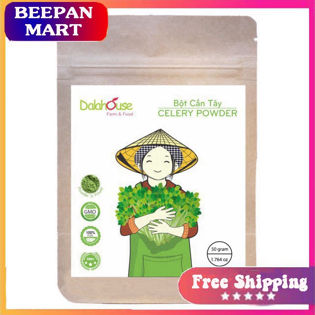 Bột Cần Tây Nguyên Chất 100% - [FREESHIP] - Dalahouse - Giảm Cân Hiệu Quả - Làm Đẹp Da