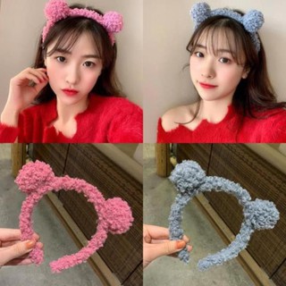 Cài tóc đính tai gấu chất liệu lông nhung