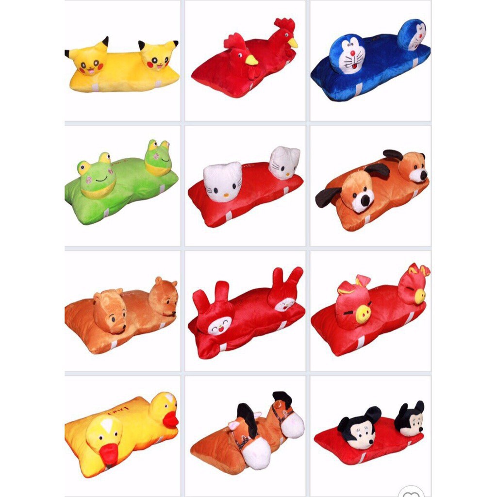 Gối đi xe máy 2 đầu dễ thương cho bé