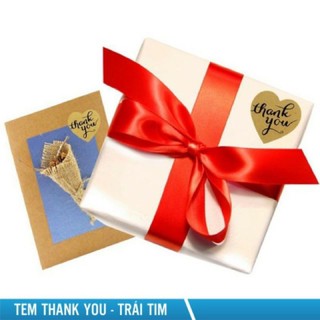 Combo 100 sticker “ Thank you “ ( chọn mẫu )