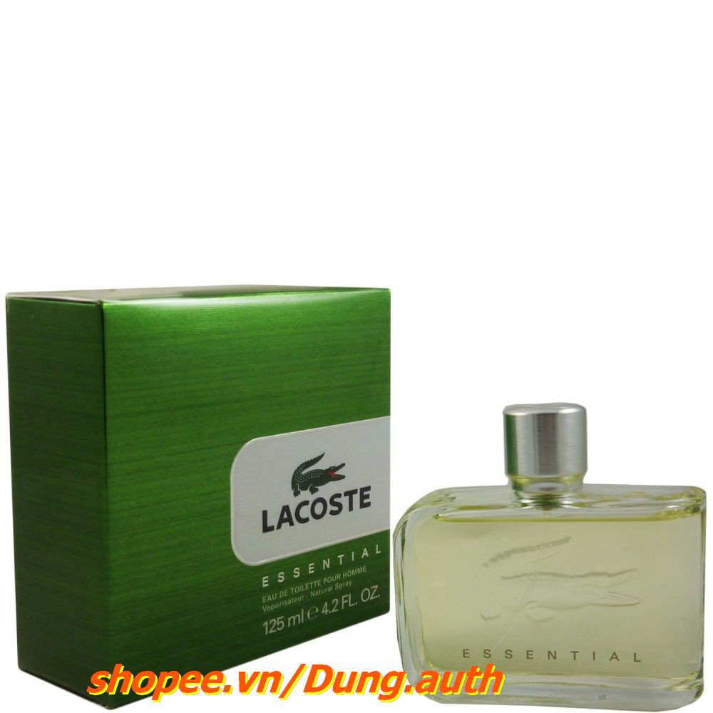 Nước Hoa Nam 125ml Lacoste Essential Pour Homme EDT Chính Hãng.