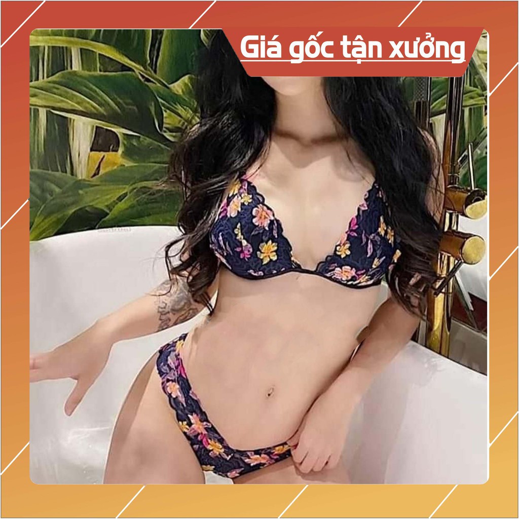 HÀNG NHẬP KHẨU -  [RẺ NHẤT SHOPEE] Bộ đồ lót nữ bralette quần lọt khe nhiều màu siêu đẹp - Hàng Nhập Khẩu