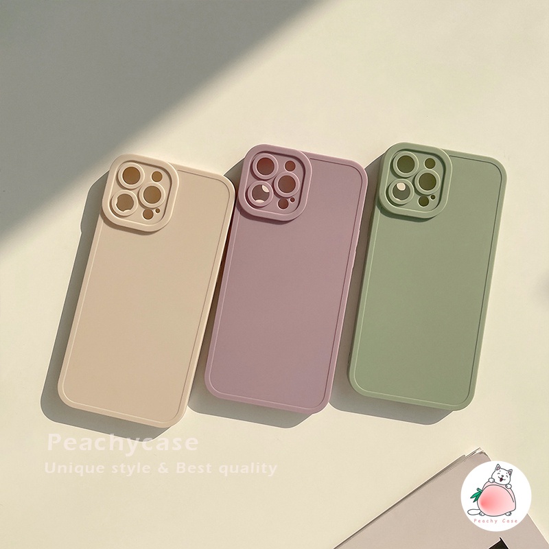 Ốp Điện Thoại TPU Mềm Chống Sốc Bảo Vệ Ống Kính Máy Ảnh Cho iPhone 13 Mini 12 Pro Max 11 Xr Xs Max X 7 8 Plus 12Mini