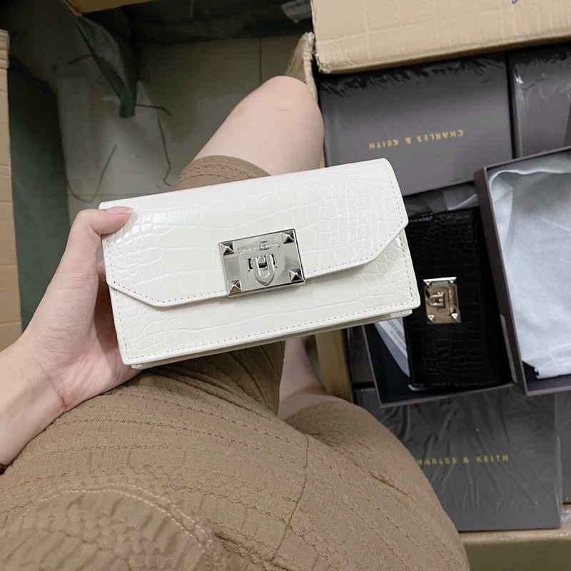 Túi xách cnk vân rắn ảnh thật + video