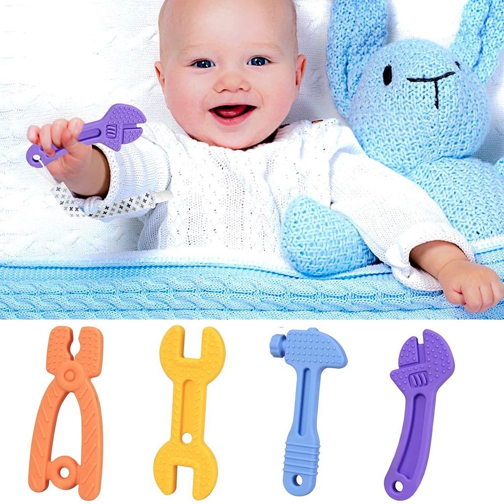 NIUYOU Set 4 Đồ Chơi Ngậm Mọc Răng Cho Bé