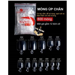 Bịch 600 Móng Úp Chân