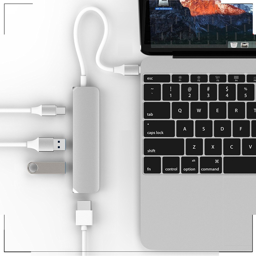 HOT -  Cáp HyperDrive USB Type-C Hub with 4K HDMI chính hãng USA - macbookstore9