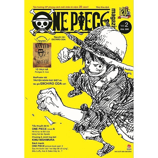 Sach Truyện Tranh One Piece Magazine Vol 2 Tặng Kem Tờ Truy Na Postgas D Ace Shopee Việt Nam