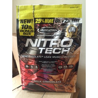 [Free ship + Quà] Sữa tăng cơ bắp Whey Muscletech Performance Series Nitrotech 10 Lbs (4.54 kg)