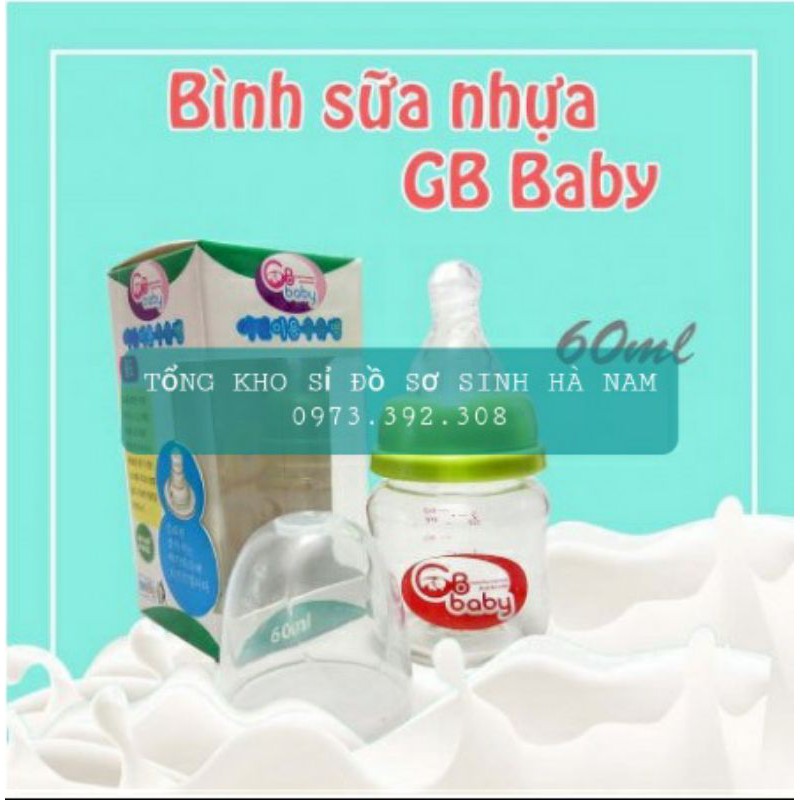 BÌNH SỮA GB BABY CỔ HẸP 60ML