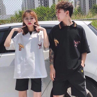 Áo Thun có cổ bé Hươu xinh xắn