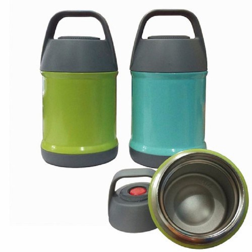 Bình giữ nhiệt đa năng có thể đựng canh, súp, cháo cho bé 560ml - Cốc inox 304 giữ nhiệt Thái 900ml [KÈM ỐNG HÚT + TÚI]