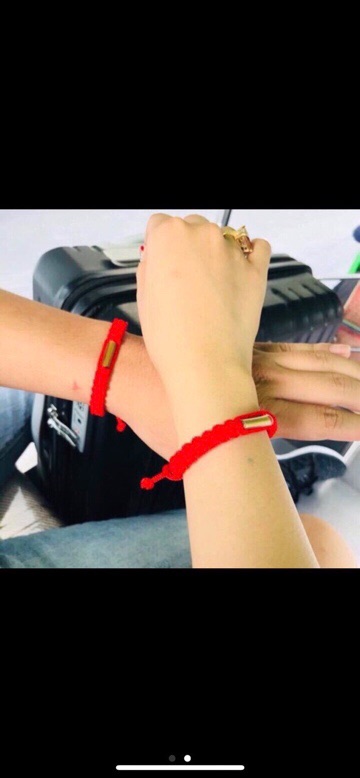 Vòng Tay Đỏ May Mắn CAM KẾT THỈNH CHUẨN CHÙA VÀNG THÁI LAN
