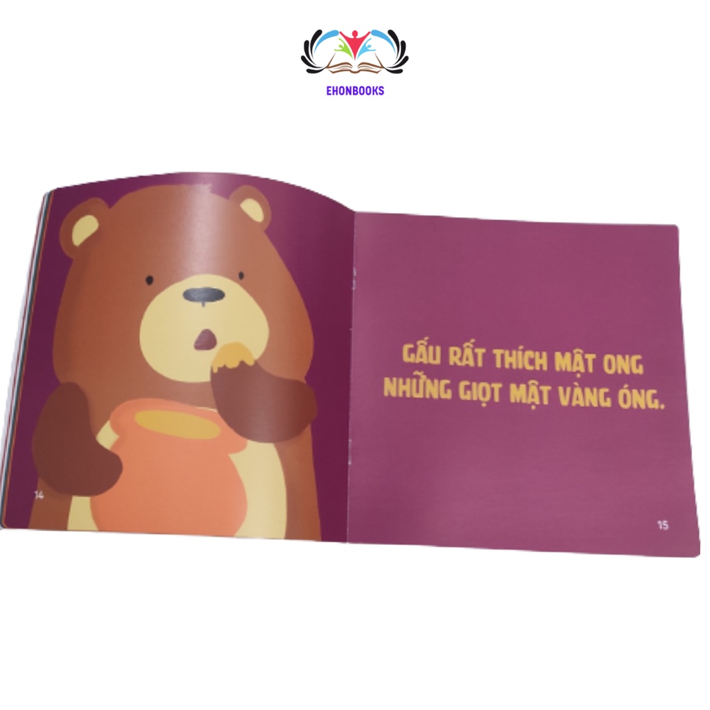 Sách Ehon cho bé 0 - 3 tuổi - Ehon nhật bản Bạn Ăn Gì Vậy wabooks