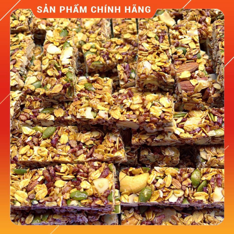 Thanh Gạo Lứt Ngủ Cốc (Rong Biển - Chà Bông) - Granola Bar Túi 250Gr