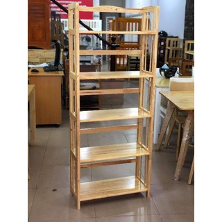 ❌SHIP 0Đ❌Kệ sách gỗ 5 tầng rộng 80cm gỗ cao su bền đẹp