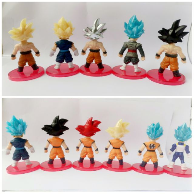 [1 con] Mô hình chibi đồ chơi Dragon Ball Songoku gohan broly super dragonball goku super saiyan gohan vegeta gogeta C21