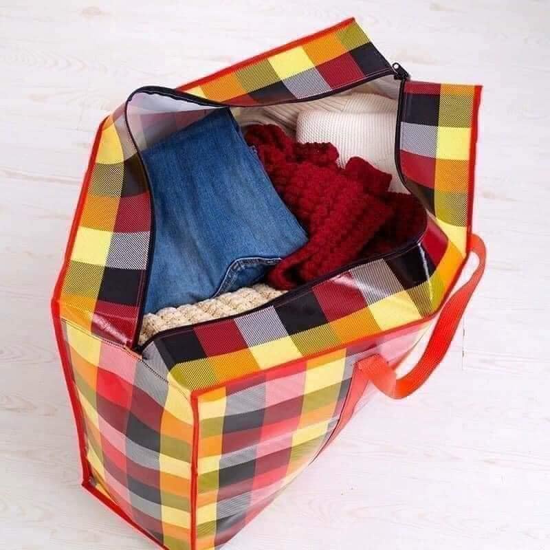 Túi bạt đựng chăn màn quần áo giao e về size đại 80cm tha hồ đựng