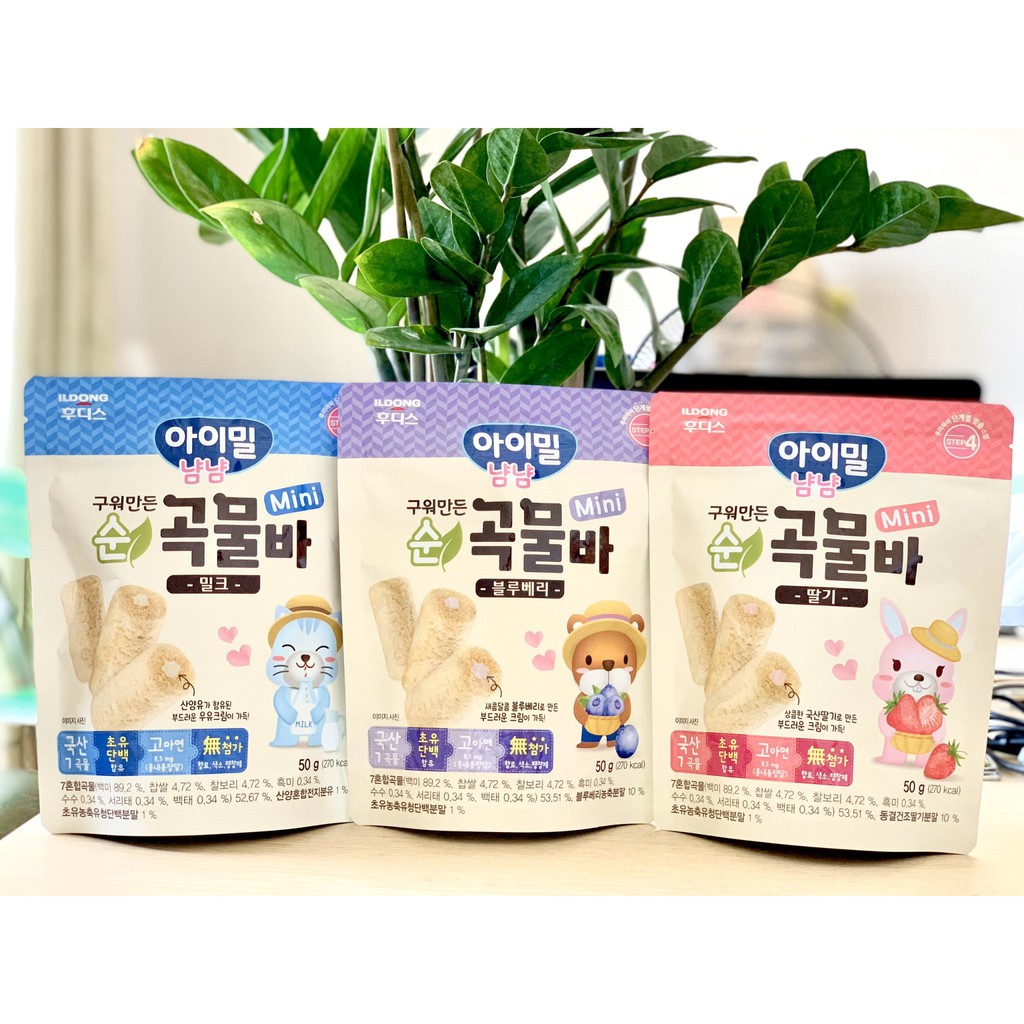 Bánh cuộn mini nhân kem Ildong Ayimeal Yum Yum Hàn Quốc cho bé từ 1 tuổi, Suzy Baby