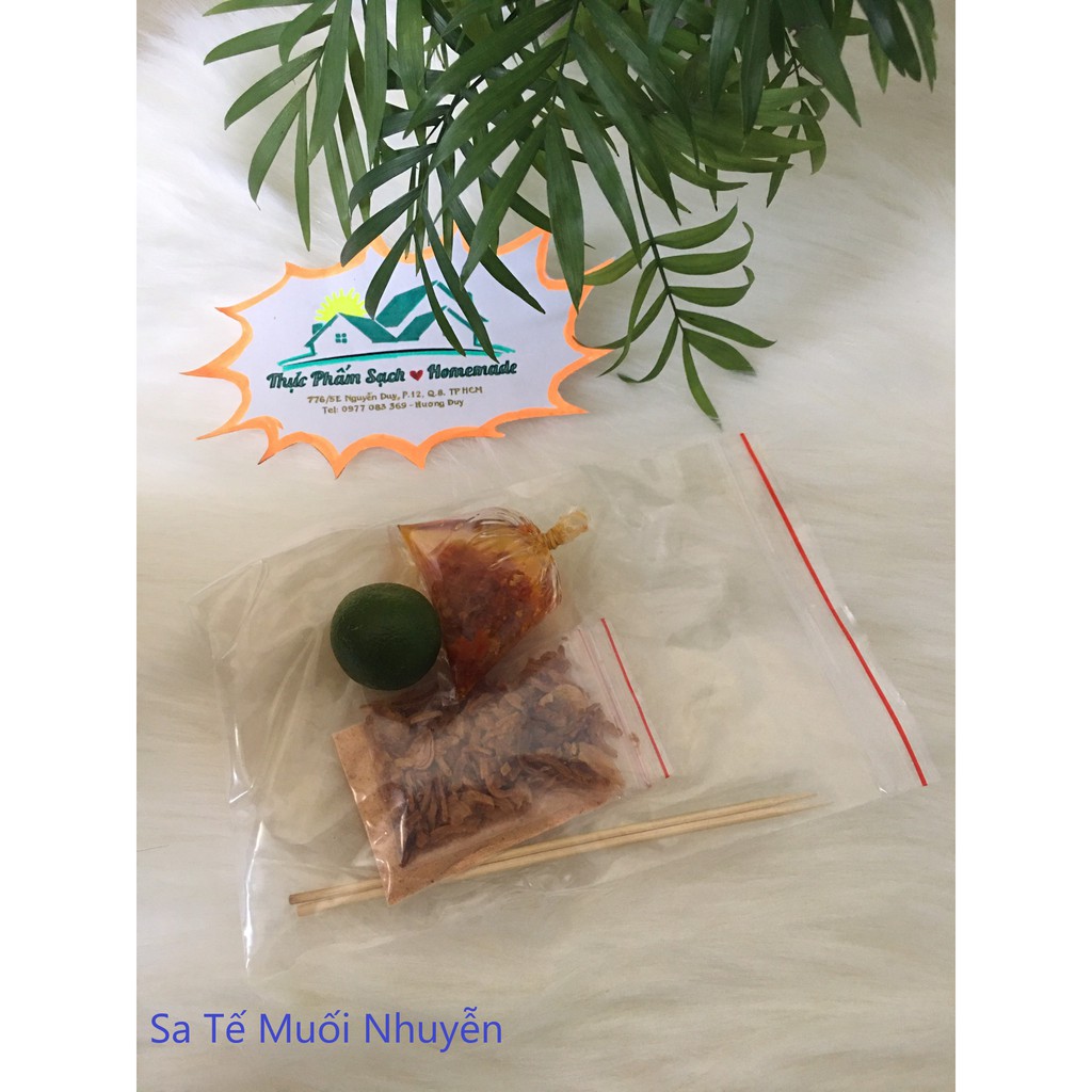 BÁNH TRÁNG SA TẾ + TẮC + MUỐI