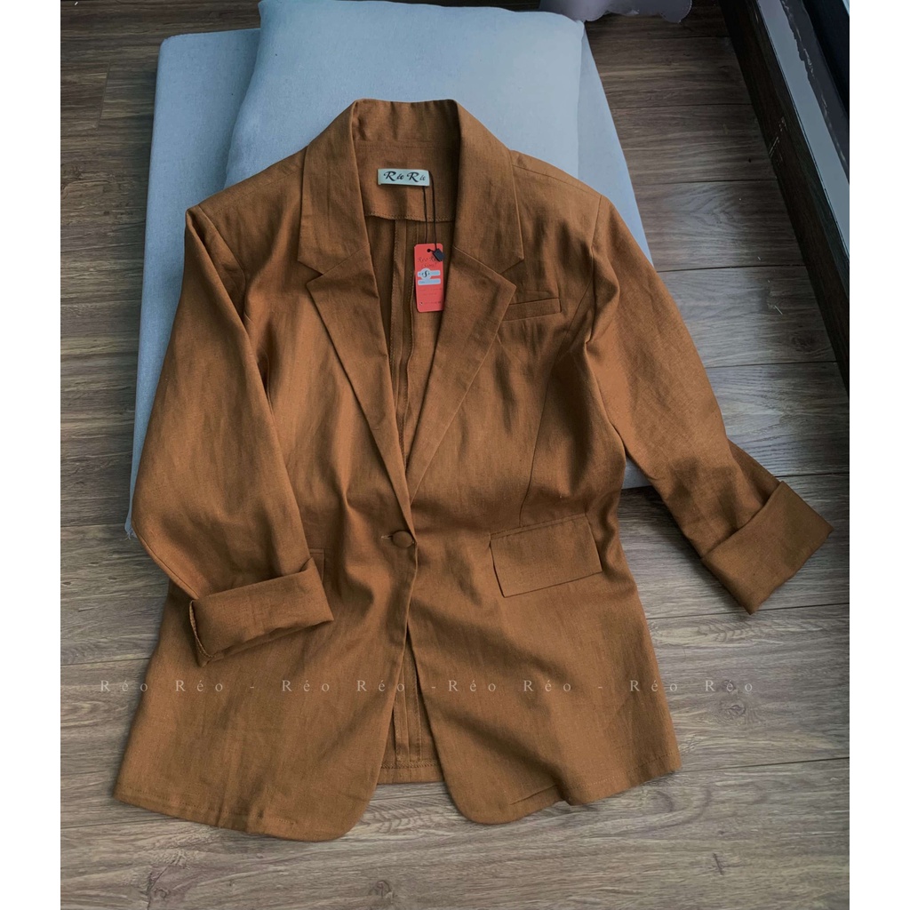 Blazer Linen 3 túi- trẻ trung, hiện đại, nhẹ nhàng | BigBuy360 - bigbuy360.vn
