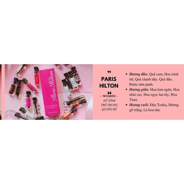 Nước hoa Hparfum Mùi hương Paris_Hilton