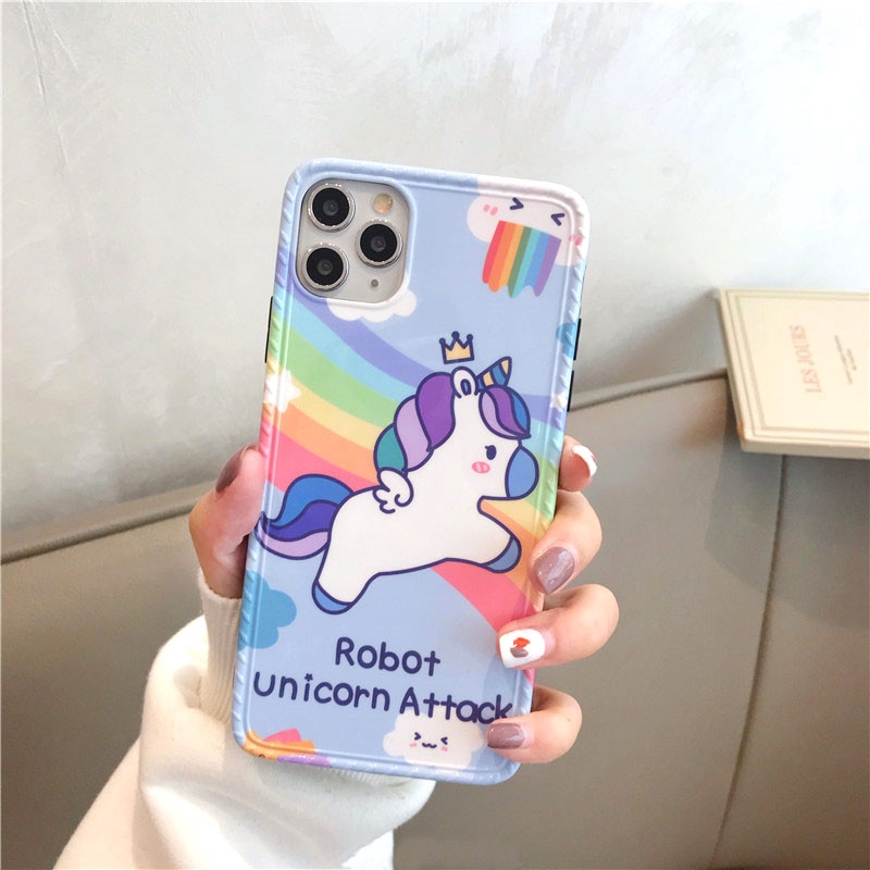 Ốp lưng iphone imd kỳ lân rainbow 5/5s/6/6plus/6s/6splus/7/7plus/8/8plus/x/xr/xs/11/12/pro/max/plus/promax - Awifi R1-2 | BigBuy360 - bigbuy360.vn