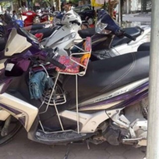 Ghế ngồi xe tay ga cho bé ( Nouvo - Hayate) có tựa